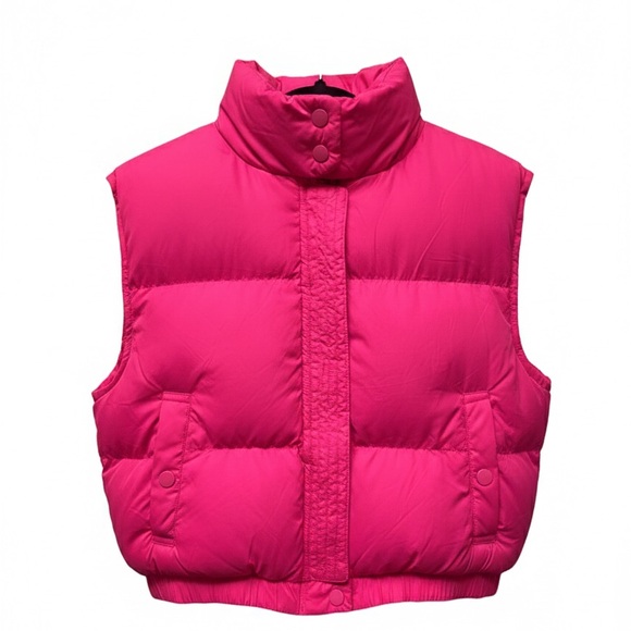 Anwnd Jackets & Blazers - AMEND Pink Puffer Vest- Womens